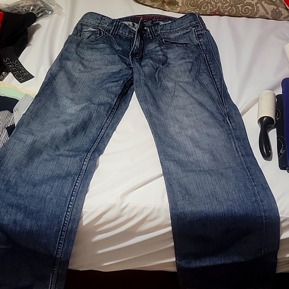 Affliction bootcut jeans blue denim 32x32